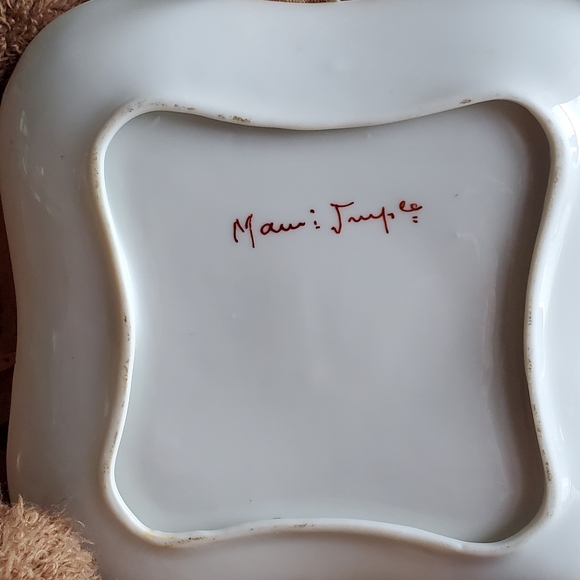 Vintage French Limoges Napolean Trinket Dish - Picture 4 of 4